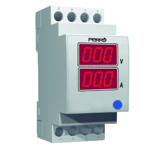 Perry electric ampèremètre et voltmètre pour mesures en courant alternatif - Perry Electric - 1SDSD02AV/2
