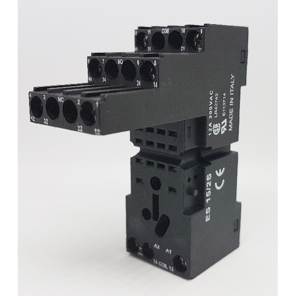 Perry electric socle avec bornes à vis type cage - Perry Electric - 1REES15/2S