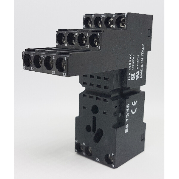 Perry electric socle avec bornes à vis type cage - Perry Electric - 1REES15/4S