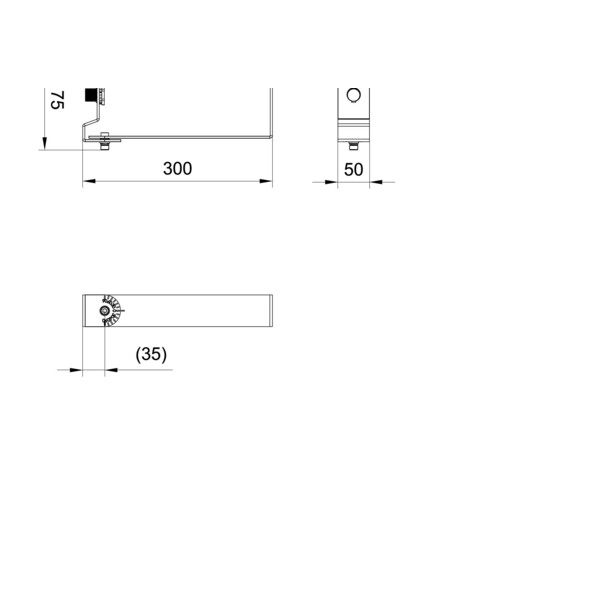 Coreline armature by121z accessoire lyre de fixation - Philips - 324139