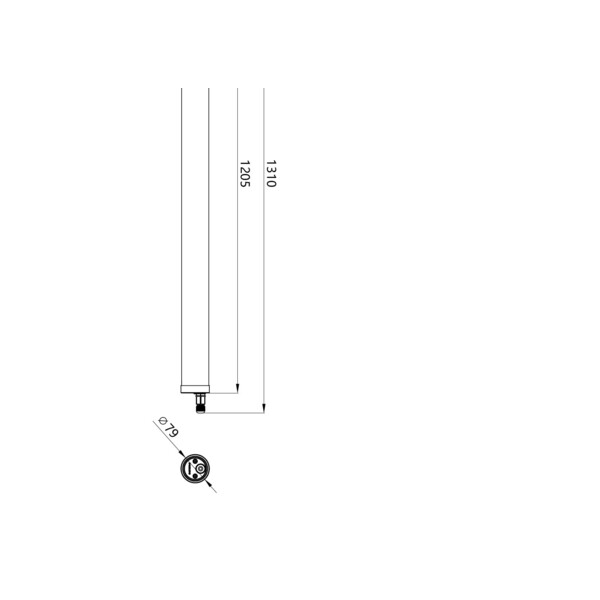 Coreline etanche tubulaire 1500 wt210c 840 on/off 44w 7000lm ip68 ik10 100khl80 - Philips - 329639