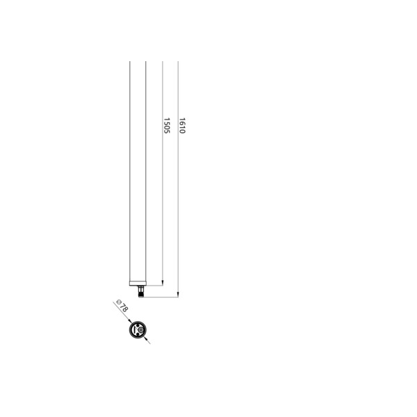 Coreline etanche tubulaire 1200 wt210c 830 on/off 31w 4650lm ip68 ik10 100khl80 - Philips - 329684