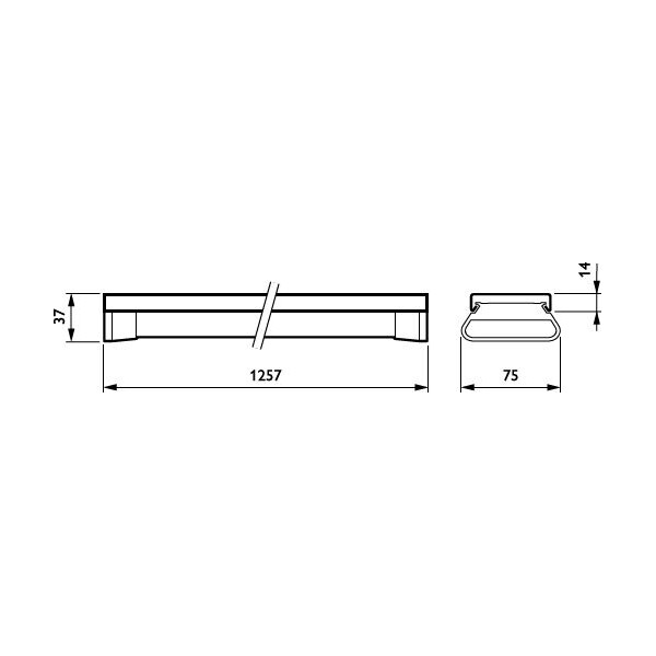 Panel maxos fusion led ip54 ll612x led61s/840 dia mb 7 wh he - Philips - 889064