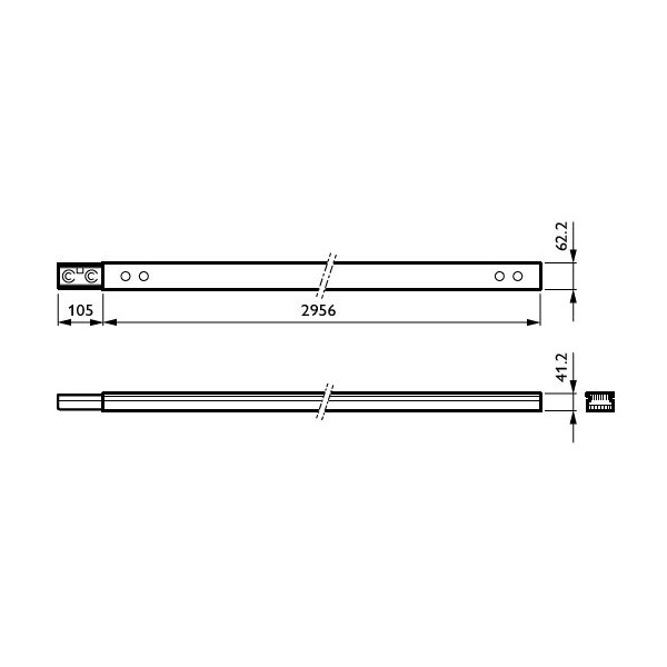 Maxos unify rail ll553t 4x2.5+2x1.5 gen2 bk - Philips - 964914