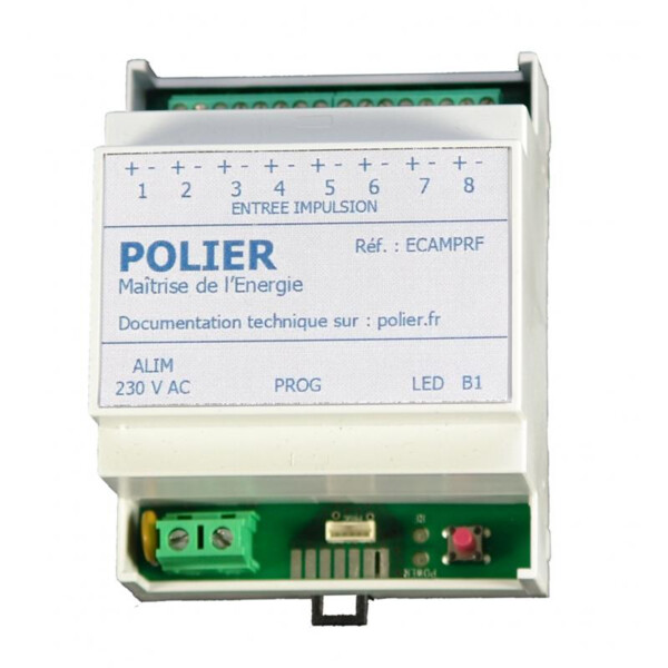 Emetteur radio 868 mhz. 8 entrées - Polier - ECAMPRF