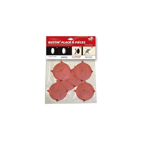 Rustin' Plack sachet de 6 pièces rebouche trous - Rustin plack - RP6