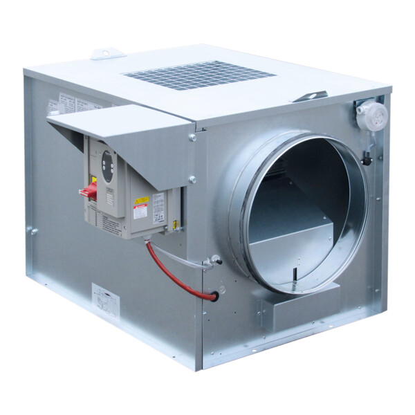Caisson C4 double aspiration avec Inter + dépressostat 3 500 m3/h. (CACT-N 035-C2/DI) - S&P France - 233355