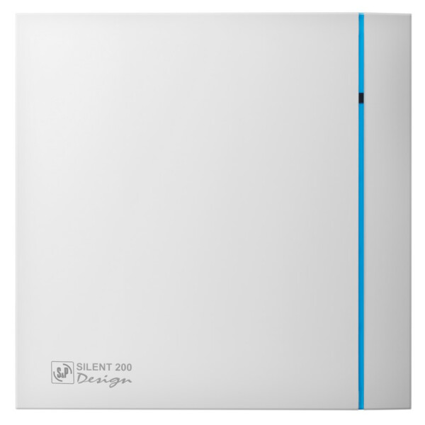 Extracteur d'air avec clapet anti-retour S&P Unelvent SILENT 200 CZ DESIGN 175 m³/h 230V - S&P France - 400020