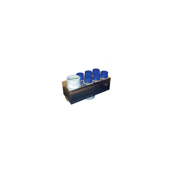 Plénum ventilation isolé d'extraction S&P Unelvent PLENUM IDEO 6+1 - S&P France - 890016