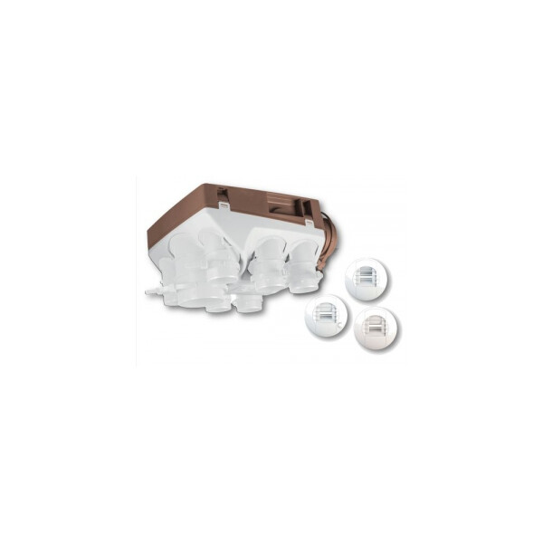 Kit VMC hygroréglable Ozeo 2 - cc KHB pour logement T3/7 à Piles Ecowatt - S&P France - 602611