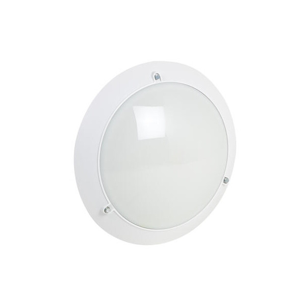 Hublot Chartres Infini antivandale blanc à détection HF taille 1 à LED 2000lm - Sarlam - SL532064