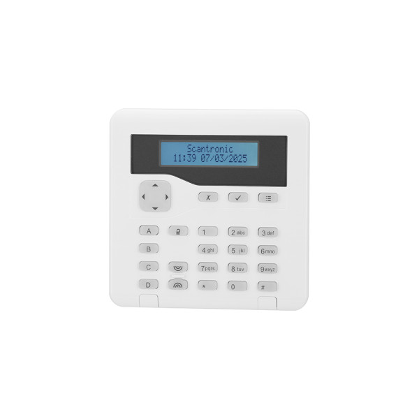 Clavier lcd radio bidirectionnel 2r - Scantronic - KEY-2R-KPZ