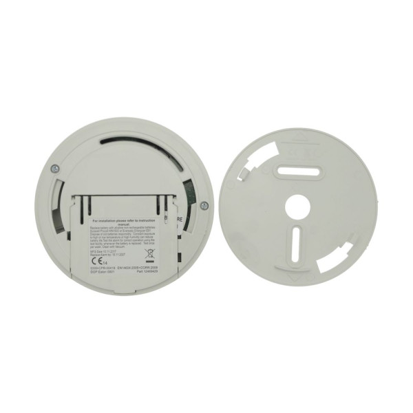 Détecteur de fumée autonome et radio 2r avec buzzer 85 db - Scantronic - DET-2R-SMOKE
