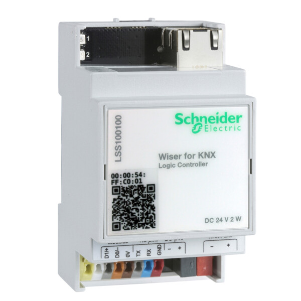 KNX Controleur logique HomeLynk multiprotocole KNX, Modbus avec serveur Web - Schneider Electric - LSS100100