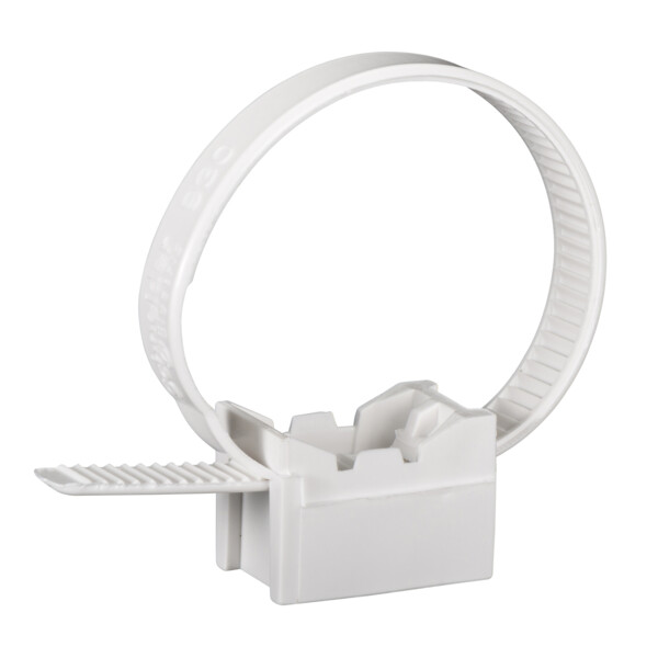 Collier Blanc Polaire pour Tube Diamètre 16 à 32 mm Mureva FIX Instacable Schneider - Schneider Electric - IMT47939