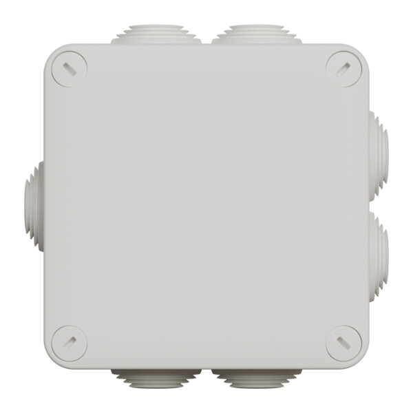 Mureva box - boite de dérivation avec embouts - 105x105x55 - ip55 - blanc polair - Schneider Electric - IMT05025