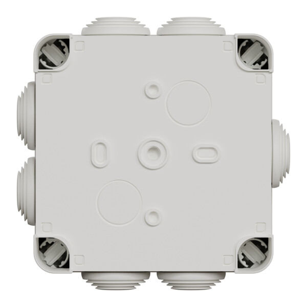 Mureva box - boite de dérivation avec embouts - 105x105x55 - ip55 - blanc polair - Schneider Electric - IMT05025