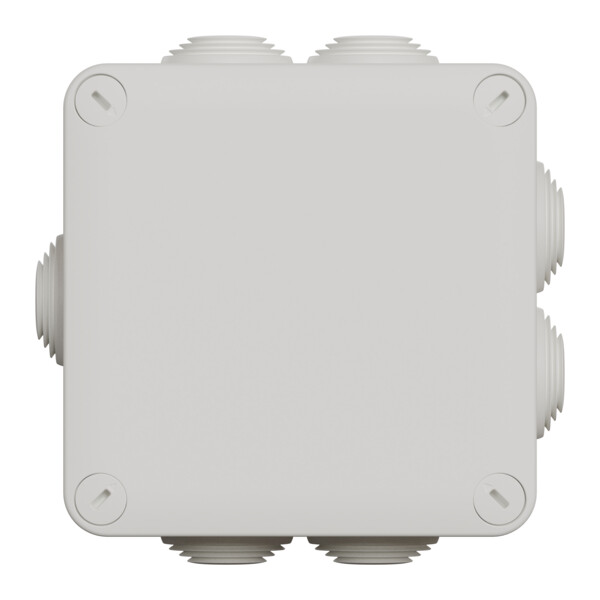 Mureva box - boite de dérivation avec embouts - 105x105x55 - ip55 - blanc polair - Schneider Electric - IMT05025