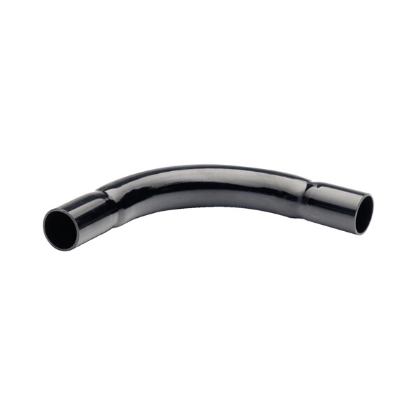 Mureva Tube, coude pour tube GT 4554 sans halogènes - Ø25 mm - Noir - IP40 - Schneider Electric - IMT35208
