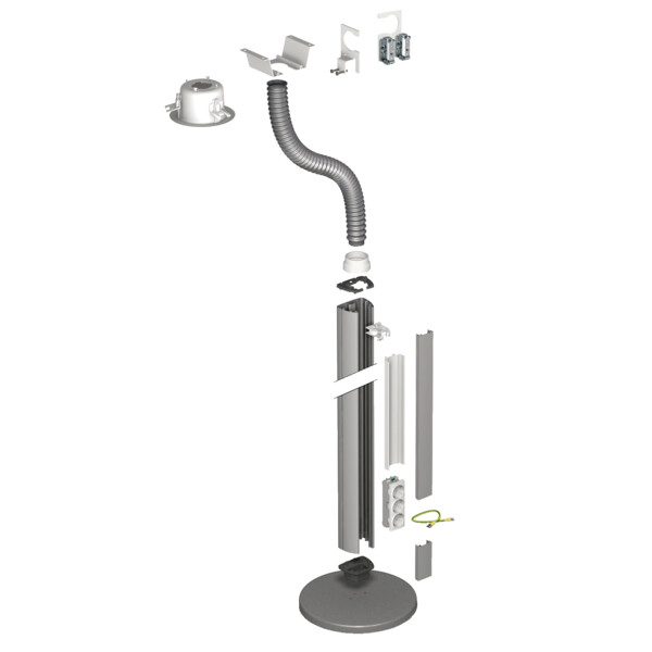 Schneider Electric Optiline 45, Colonne Mobile Aluminium 2 Faces 2,45 M - Schneider Electric - ISM20116