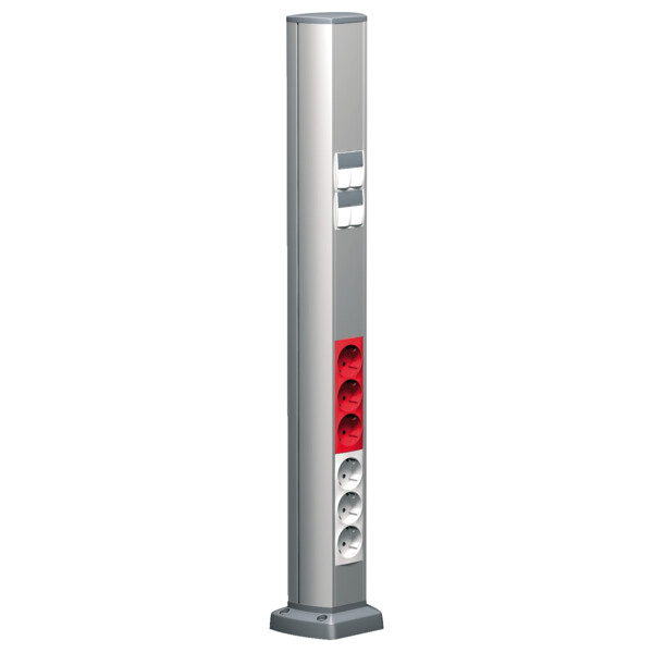 Schneider Electric Optiline 45 - Colonnette Aluminium - 1 Face 89 X 68 Mm - 0,7 M - Schneider Electric - ISM20200