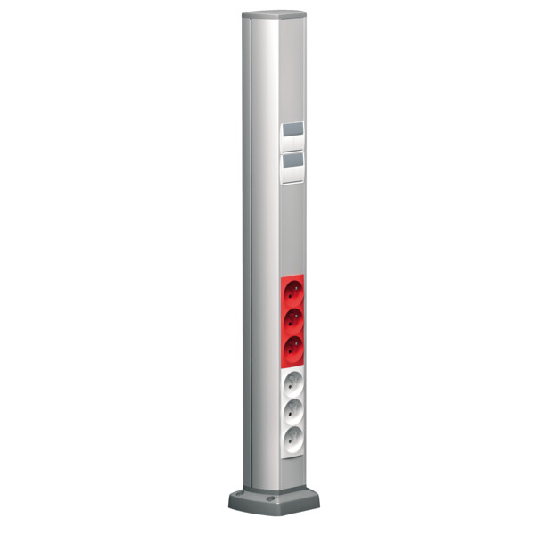 Schneider Electric Optiline 45 - Colonnette Aluminium - 1 Face 89 X 68 Mm - 0,7 M - Schneider Electric - ISM20200