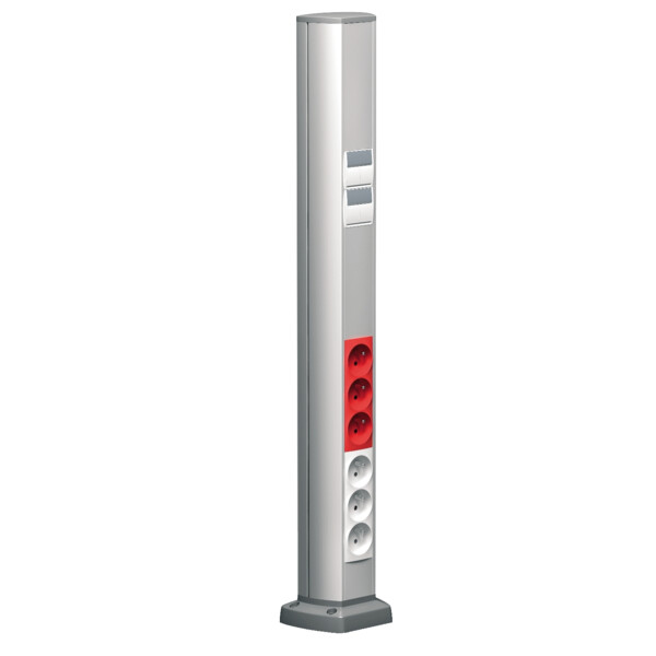 Schneider Electric Optiline 45 - Colonnette Aluminium - 1 Face 89 X 68 Mm - 0,7 M - Schneider Electric - ISM20200