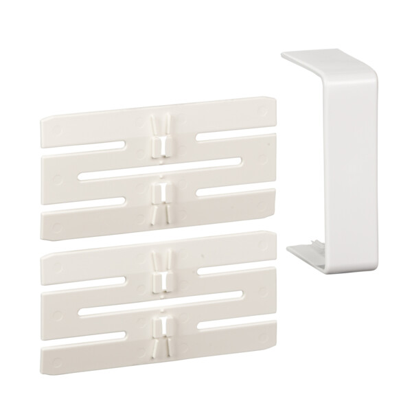 OptiLine 45 goulotte pvc blanc polaire 75 x 55 mm - joint de fond - Schneider Electric - ISM10106P