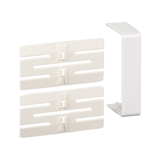 OptiLine 45 goulotte pvc blanc polaire 95 x 55 mm - joint de fond - Schneider Electric - ISM10206P