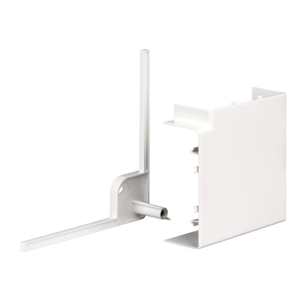 OptiLine 45 goulotte pvc blanc polaire 140 x 55 mm - angle plat 90° - Schneider Electric - ISM10303P