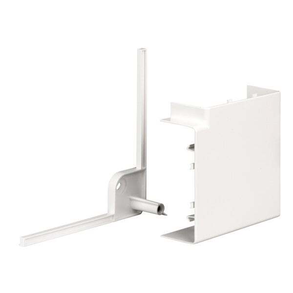 OptiLine 45 goulotte pvc blanc polaire 140 x 55 mm - angle plat 90° - Schneider Electric - ISM10303P