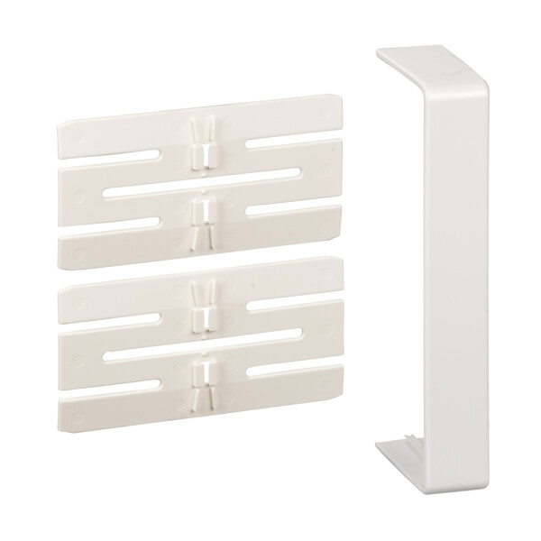 OptiLine 45 goulotte pvc blanc polaire 140 x 55 mm - joint de fond - Schneider Electric - ISM10306P