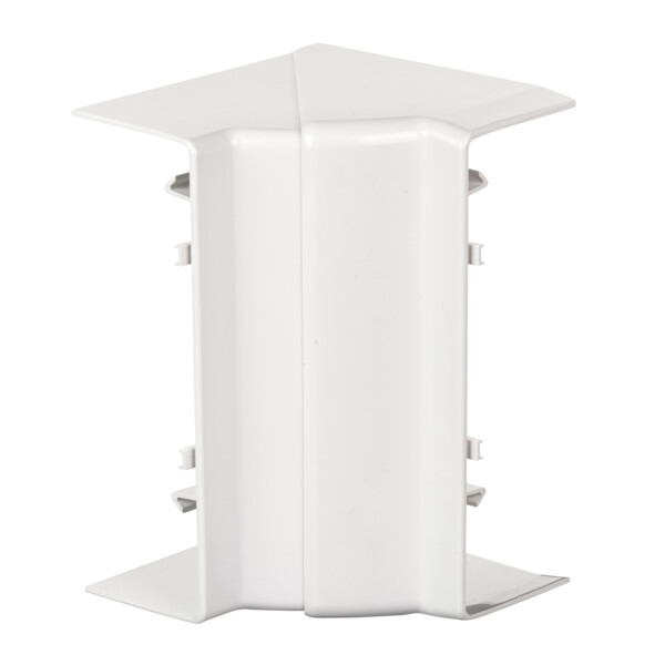 OptiLine 45 goulotte pvc blanc polaire 165 x 55 mm - angle intérieur - Schneider Electric - ISM10401P