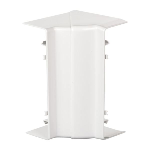 OptiLine 45 goulotte pvc blanc polaire 185 x 55 mm - angle intérieur - Schneider Electric - ISM10501P