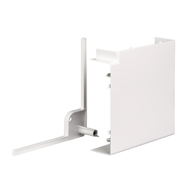 OptiLine 45 goulotte pvc blanc polaire 185 x 55 mm - angle plat 90° - Schneider Electric - ISM10503P