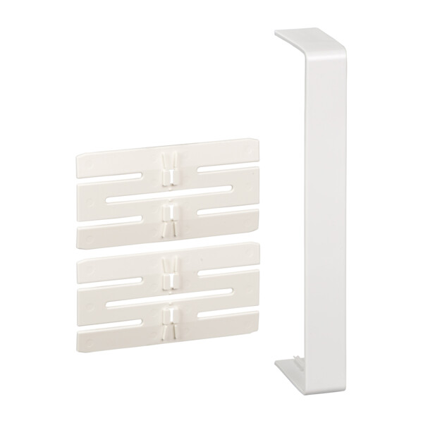 OptiLine 45 goulotte pvc blanc polaire 185 x 55 mm - joint de fond - Schneider Electric - ISM10506P