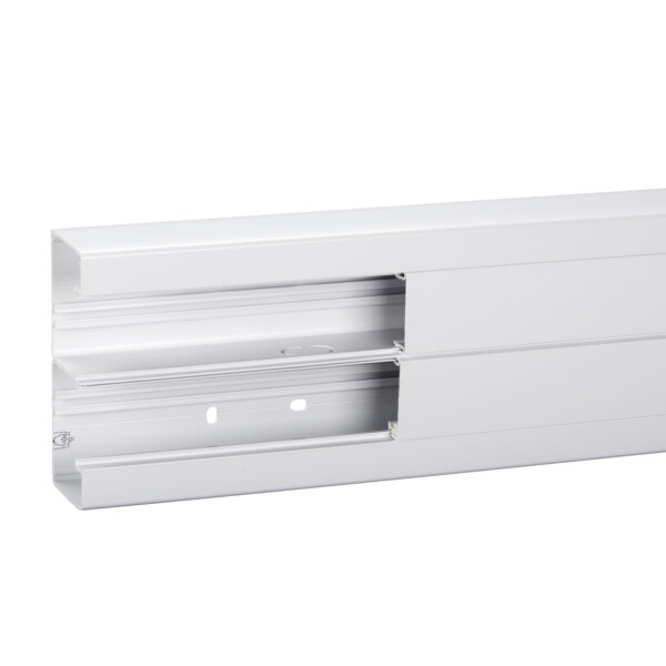 OptiLine 45 goulotte pvc blanc polaire 140 x 55 mm - 4 x 3m - Schneider Electric - ISM10310P