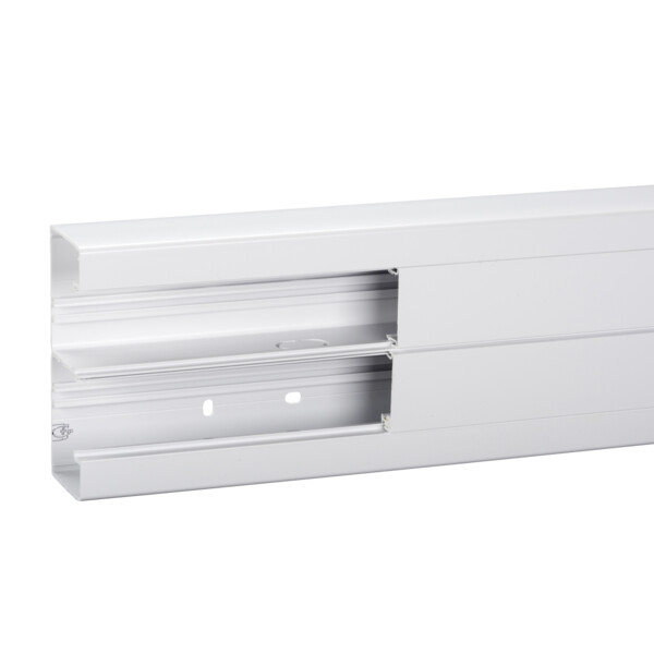 OptiLine 45 goulotte pvc blanc polaire 140 x 55 mm - 4 x 3m - Schneider Electric - ISM10310P