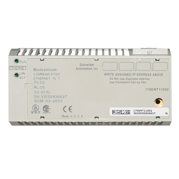 Schneider Electric Momentum Ethernet Comm Adapter - Schneider Electric - 170ENT11002