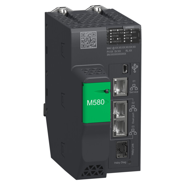 Cpu M580 Redondant (hot Standby), 8 Mb Mémoire Interne, 8 Stations Rio (x80) - Schneider Electric - BMEH582040