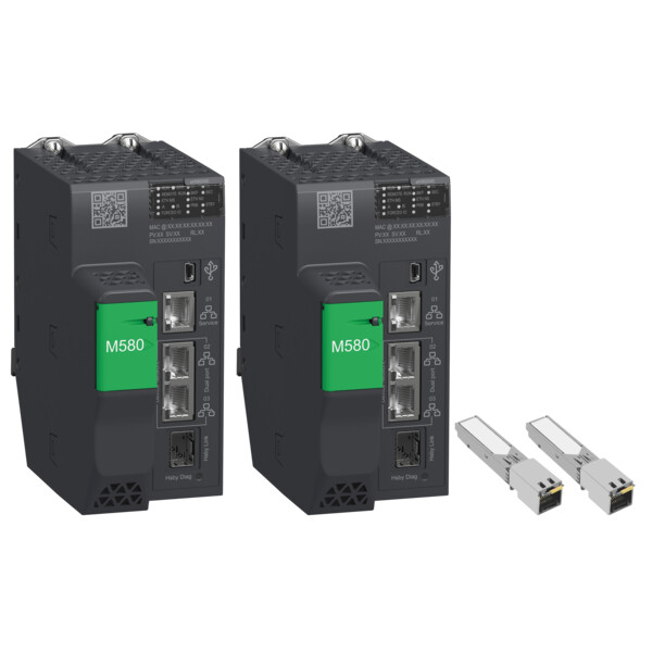 Kit M580 Hsby Composé De 2x Bmeh582040 + 2x 490nac0100 - Schneider Electric - BMEH582040K