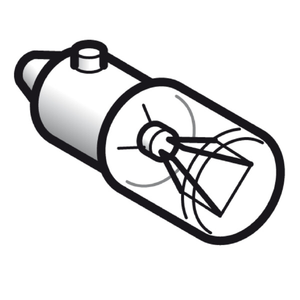 Schneider Electric Harmony Lampe de Signalisation à Incandescence - Incolore - Ba9S - 48V 2,6W - Schneider Electric - DL1CE048