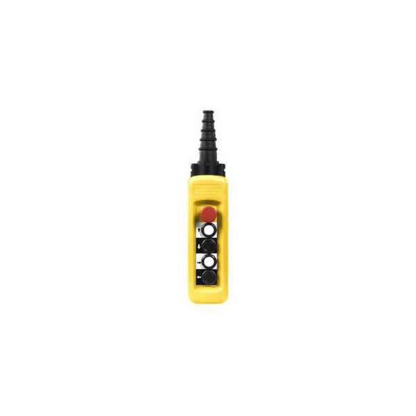 boîte pendante XACA 4 poussoirs 1 arrêt d urgence - Schneider Electric - XACA48141