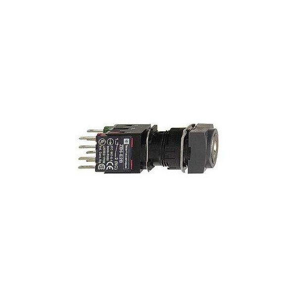 bouton tournant noir diam 16 à serrure 3 positions 1O plus 1F - Schneider Electric - XB6CGH5B