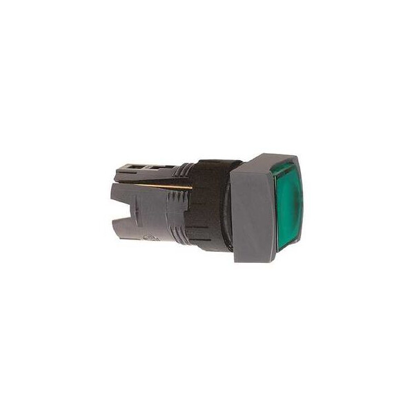 tête carrée pour bouton poussoir lumineux diam 16 vert - Schneider Electric - ZB6CW3