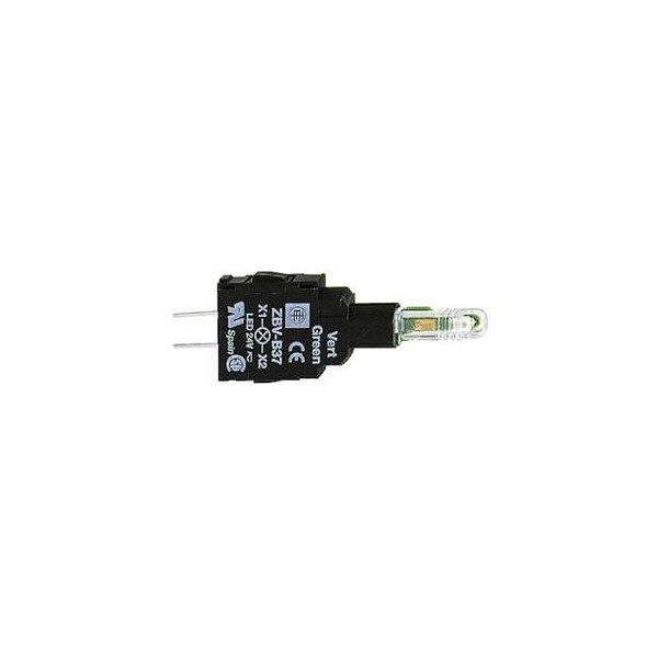 Harmony bloc lumineux - Ø22 - LED verte intégrée - 24V - Schneider Electric - ZBVB37