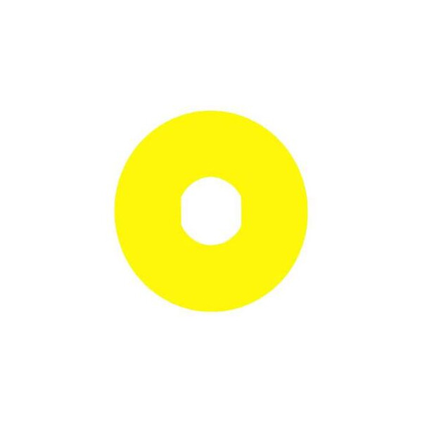 ETIQ. JAUNE DIA 60 NOODST OP ET LOGO ISO1 - Schneider Electric - ZBY9530