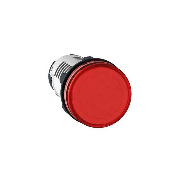 Harmony voyant rond - Ø22 - rouge - LED intégrée - 230V - faston - Schneider Electric - XB7EV04MP3