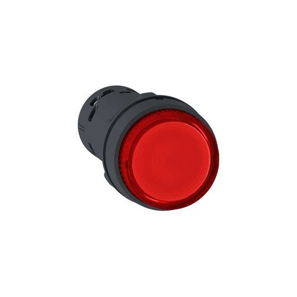 Harmony bouton poussoir lumineux - Ø22 - LED rouge - à accrochage - 1F - 230v - Schneider Electric - XB7NJ04M1