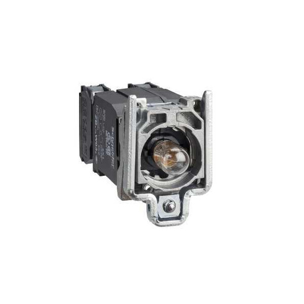 Harmony corps de bouton lumineux - Ø22 - incolore lampe BA9s 1O+1F - Schneider Electric - ZB4BW045